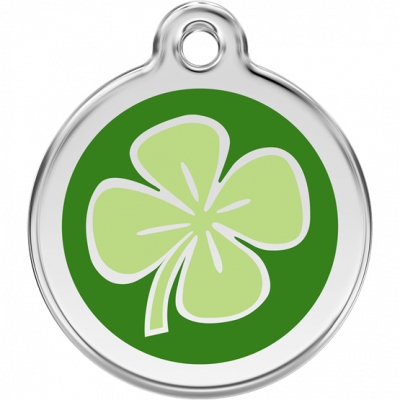 Red Dingo - ID-bricka Skolväska Fyrklöver Grön