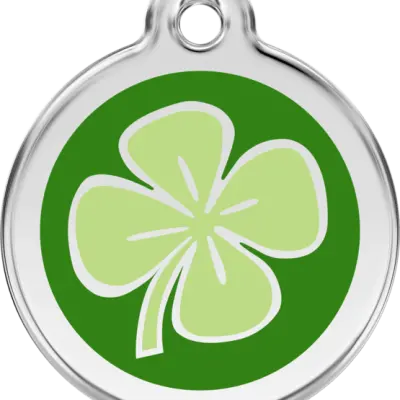 Red Dingo - ID-bricka Skolväska Fyrklöver Grön
