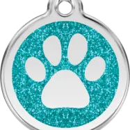 Red Dingo - ID-bricka Skolväska Glitter Tass Aqua