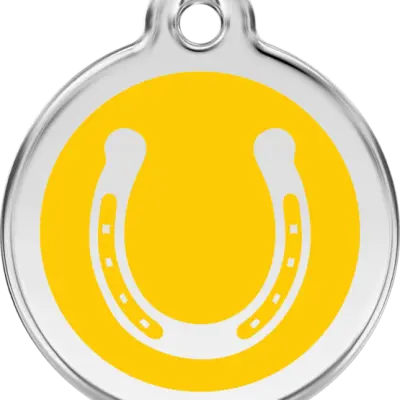 Red Dingo - ID-bricka Skolväska HästSko Rosa