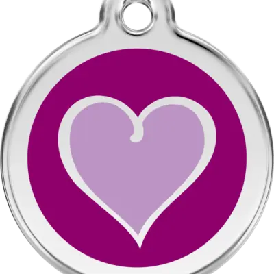 Red Dingo - ID-bricka Skolväska Hjärta Svart