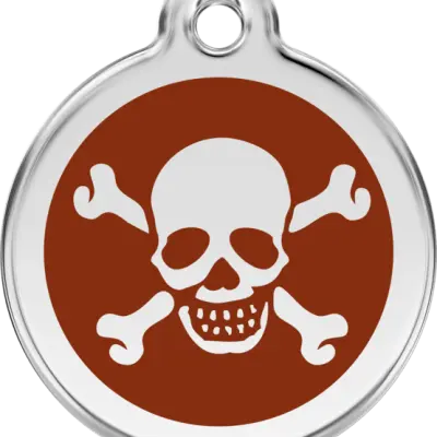 Red Dingo - ID-bricka Skolväska Kors Ben Gul