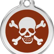 Red Dingo - ID-bricka Skolväska Kors Ben Orange