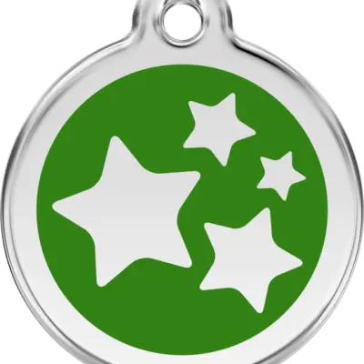 Red Dingo - ID-bricka Skolväska Stjärna Stark Rosa