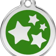 Red Dingo - ID-bricka Skolväska Stjärna Svart