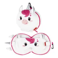 Reskudde med Sovmask Enhörning