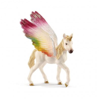 schleich® BAYALA Rainbow Unicorn med vingar Föl 70577 - Schleich -  Leksaksaffären