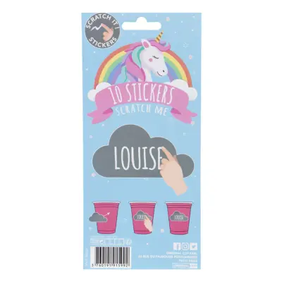 Scratch It Stickers Unicorn - 10-pack