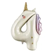 Sifferballong Unicorn - Siffra 4