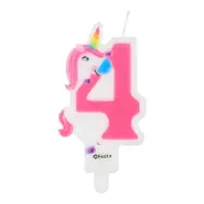 Sifferljus Enhörning - Siffra 4