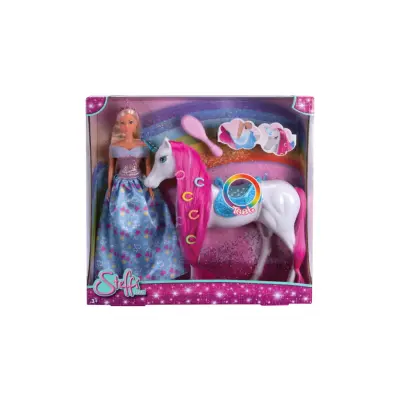 Steffi Love Sparkle Unicorn med docka - Steffi Love -  Leksaksaffären