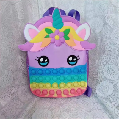Stuffstore Ryggsäck Popit Unicorn - Rosa