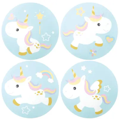 Tårtbild Unicorn / Enhörning 14,5 cm