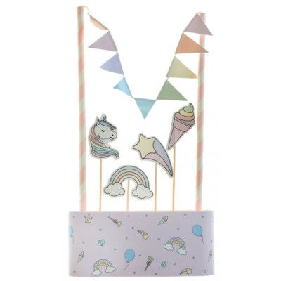 Tårtdekoration Unicorn / Enhörning