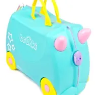 Trunki - Sparkbil Unicorn Una Resväska - Blå
