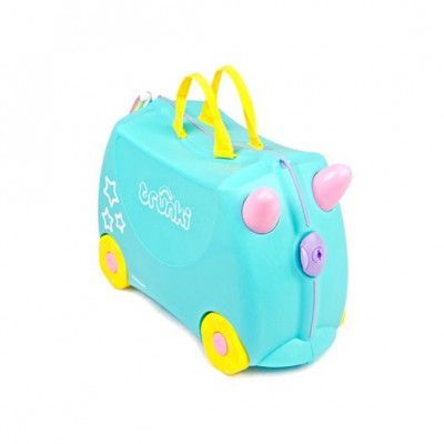 Trunki - Sparkbil Unicorn Una Resväska - Blå