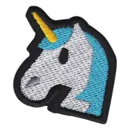 Tygmärke Emoji Enhörning