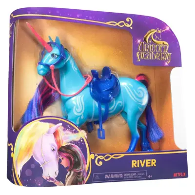 Unicorn Academy Enhörning 28cm River - Unicorn Academy -  Leksaksaffären