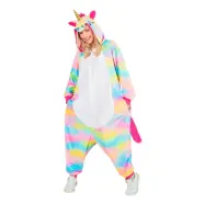 Unicorn Onesie Maskeraddräkt - XX-Large