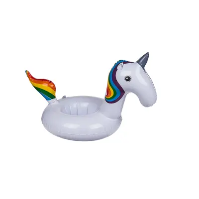 Uppblåsbar dryckeshållare enhörning