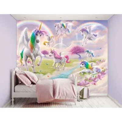 Walltastic - Magic Unicorn Bakgrund