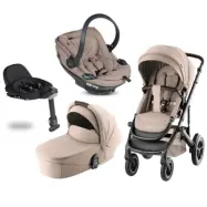 Britax Smile 5Z duovagn + BeSafe Go Beyond 2 babyskydd + isofixbas