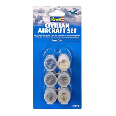 Civilian Aircraft Set - 6 färger - 39072 - Revell