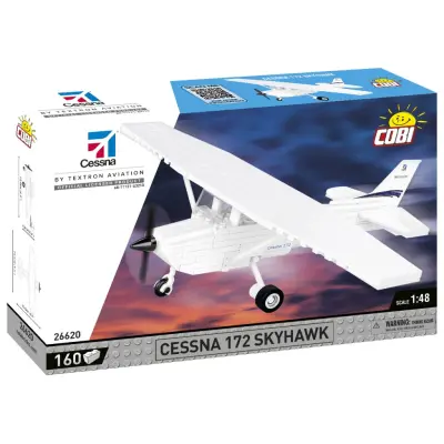 Cobi Cessna 172 Skyhawk White 1:48 26620 - Cobi -  Leksaksaffären