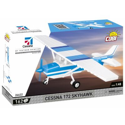 Cobi Cessna 172 Skyhawk White/Blue 1:48 26622