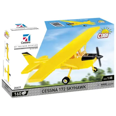Cobi Cessna 172 Skyhawk Yellow 1:48 26621 - Cobi -  Leksaksaffären