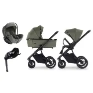 Crescent Prestige 2 Exclusive duovagn + Joie i-Level Pro babyskydd + Joie i-Base Encore isofixbas