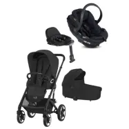 Cybex Talos S Lux duovagn + BeSafe Go Beyond 2 babyskydd + isofixbas
