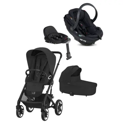 Cybex Talos S Lux duovagn + BeSafe Go Beyond 2 babyskydd + isofixbas