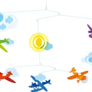 Djeco - Mobil - Flygplan