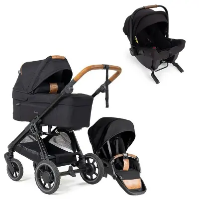 Emmaljunga Sento duovagn Flat+ 2026 + Nuna Pipa Urbn babyskydd med isofix