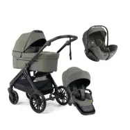 Emmaljunga Sento Max duovagn Flat+ 2027 + Joie i-Level Pro babyskydd