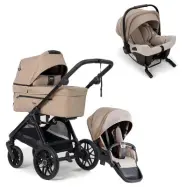 Emmaljunga Sento Pro duovagn Flat+ 2026 + Nuna Pipa Urbn babyskydd med isofix