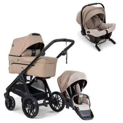 Emmaljunga Sento Pro duovagn Flat+ 2026 + Nuna Pipa Urbn babyskydd med isofix