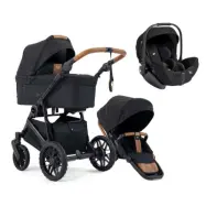 Emmaljunga Super Sonic duovagn + Joie i-Level Pro babyskydd