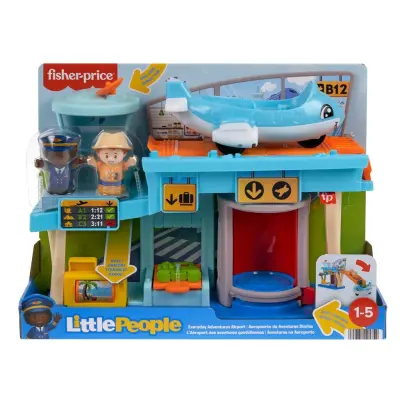 Fisher Price Little People Everyday Adventures Flygplats - Fisher Price -  Leksaksaffären