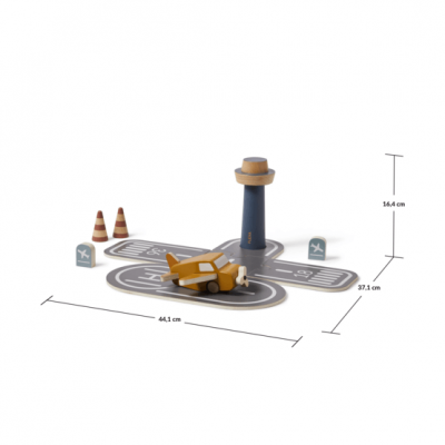 FLEXA Flexa - Flygplats Med Flygplan - 11 Delar