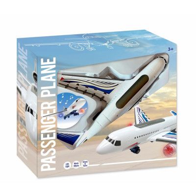 Flygplan med ljud, ljus och rörelse