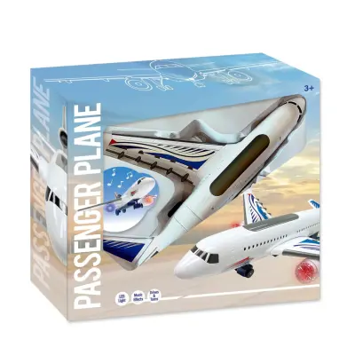 Flygplan med ljud, ljus och rörelse