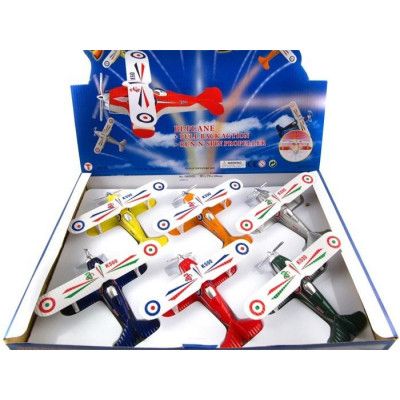 Flygplan Uppvisning Pullback 13cm : Färg - Grön