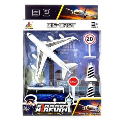 Flygplats Lekset Die Cast 6 delar