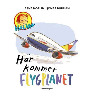 Halvan Här kommer flygplanet -  -  Leksaksaffären