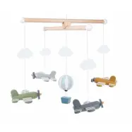 Jabadabado trämobil flygplan