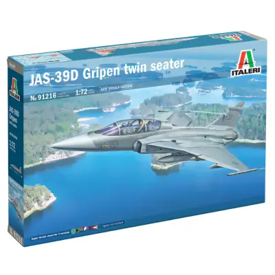 JAS-39D Gripen Twin Seater - Byggsats 91216 - Italeri - 1:72