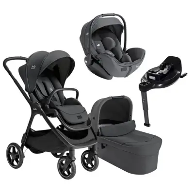 Joie Finiti duovagn + Joie i-Level Pro babyskydd + isofixbas