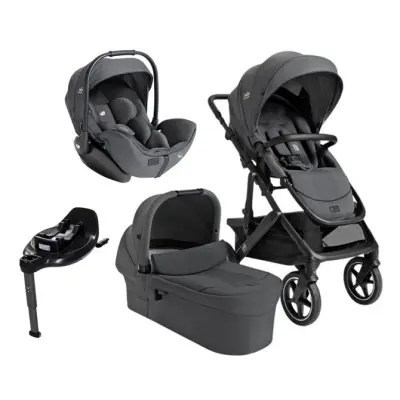 Joie Vinca duovagn + Joie i-Level Pro babyskydd + Joie i-Base Encore isofixbas R129